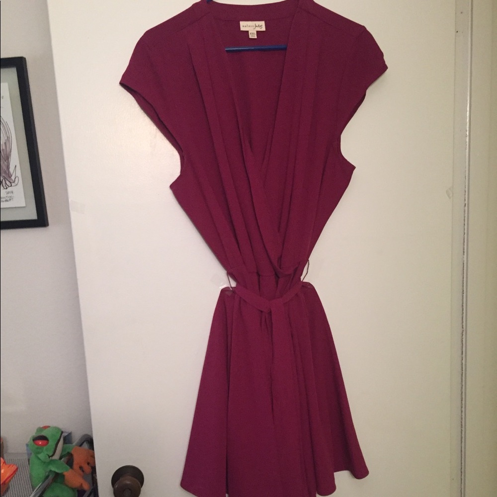 Magenta flowy dress. XXL.